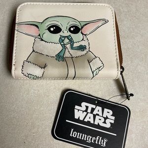 Loungefly Star Wars The Child with Frogs Small Zip Wallet - BoxLunch Exclusive